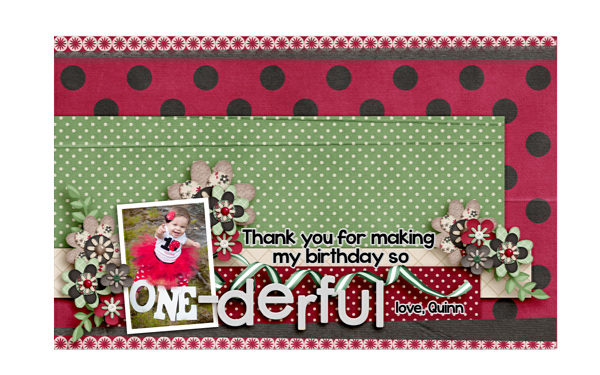 Ladybug bag toppers