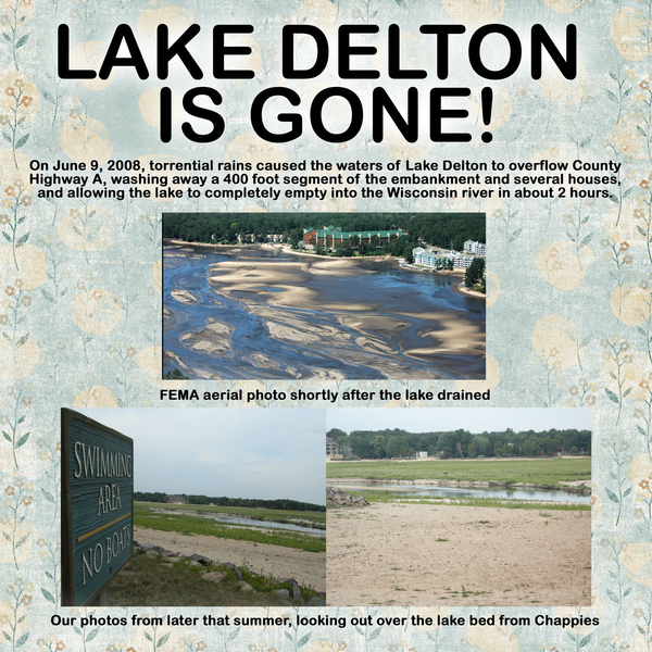 Lake Delton is Gone!