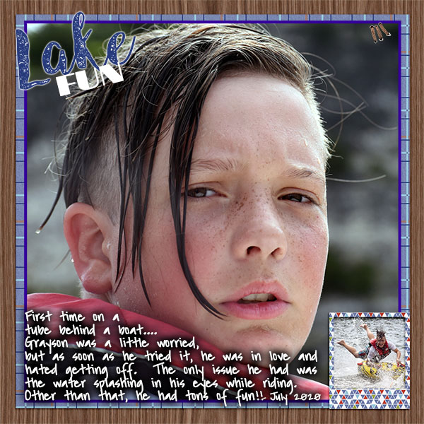 Lake Fun - Template 1 Challenge August 2020