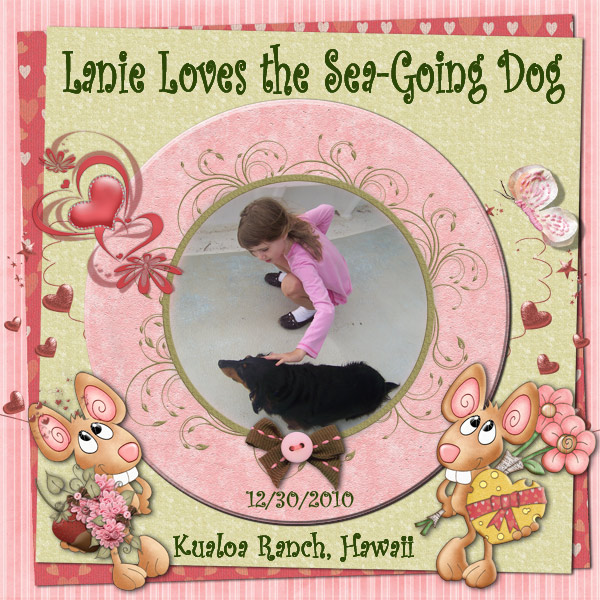 Lanie and the seagoing dog