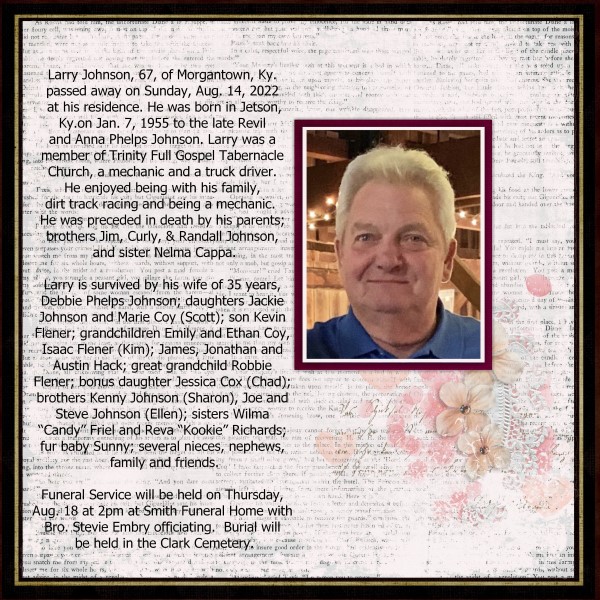 Larry's Obit