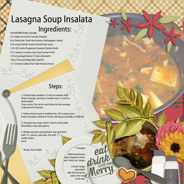 Lasagna Soup Insalata