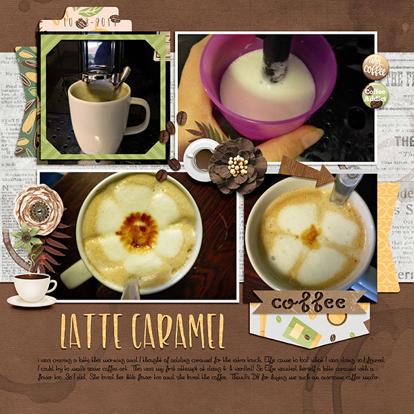 Latte caramel