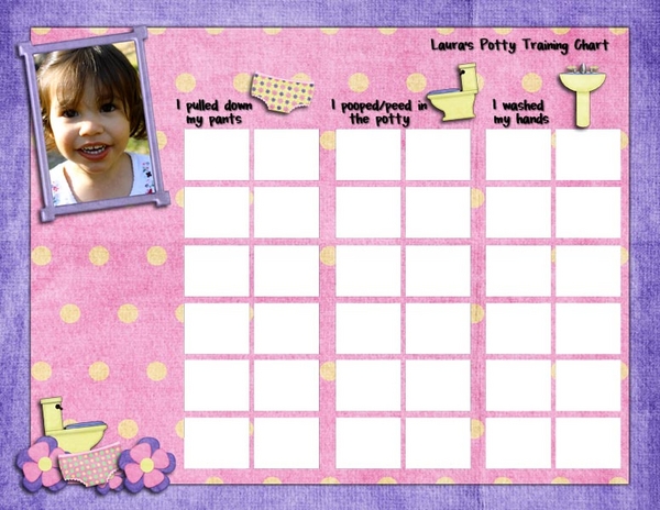 Laura's Potty Training Chart