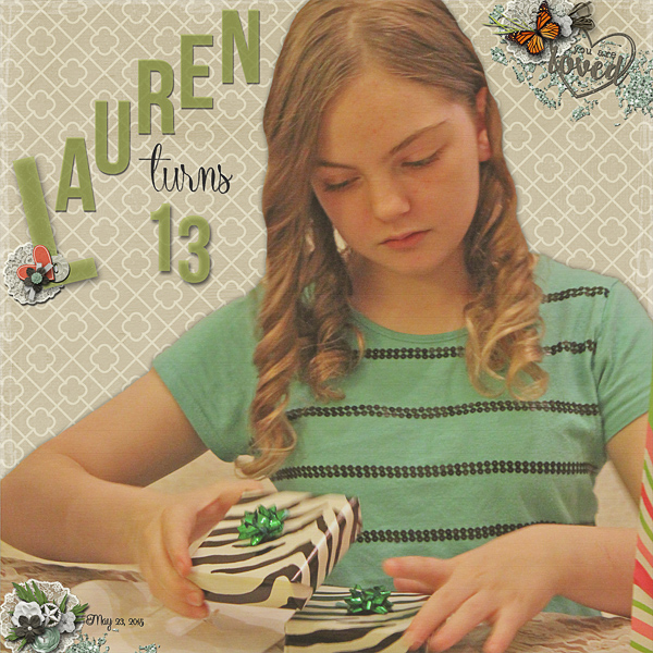 Lauren turns 13
