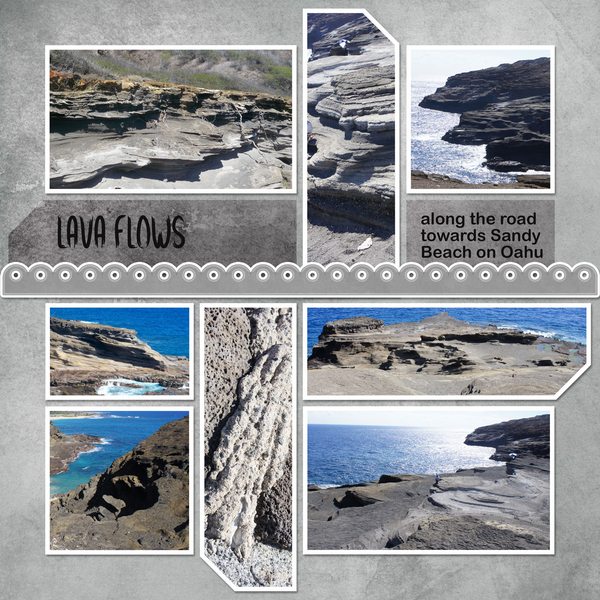 Lava flows on Oahu