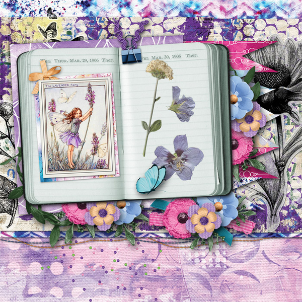 Lavender Flower Faery