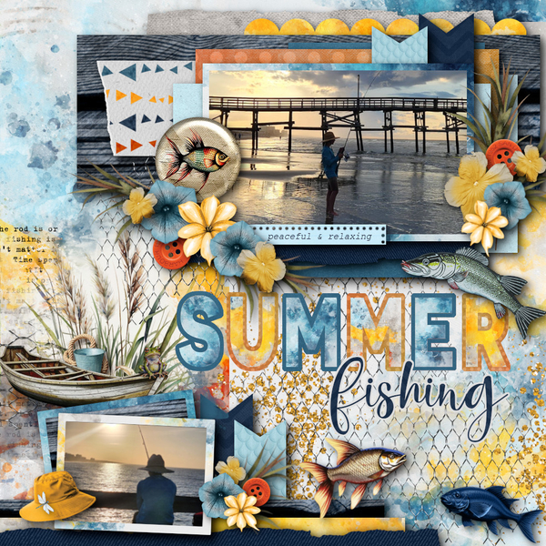Layered Summer Titles