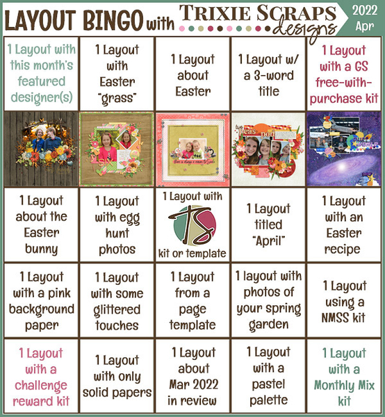 Layout Bingo April