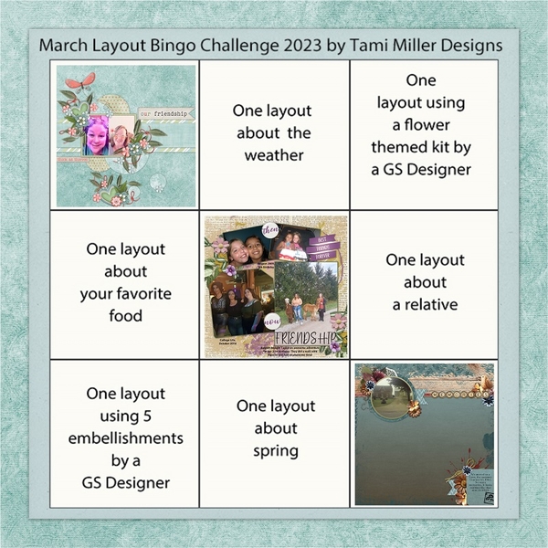 Layout Bingo Chall March 2023