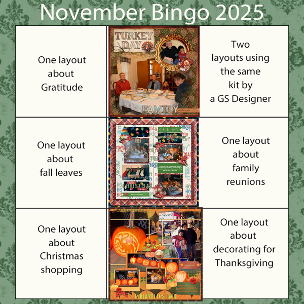 Layout Bingo Challenge November 2025