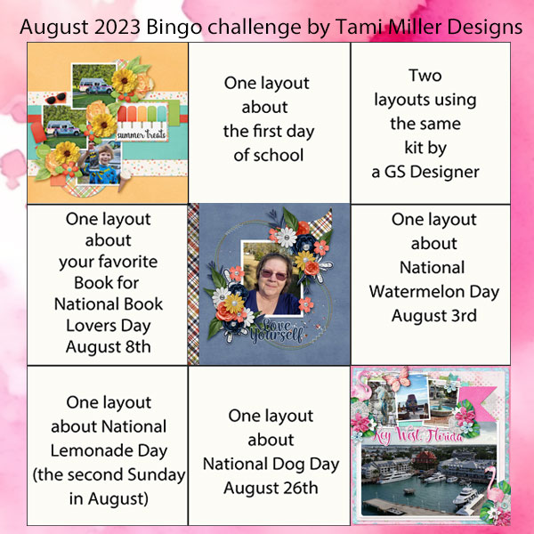 Layout Bingo Challenge