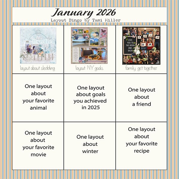 Layout Bingo Challenge