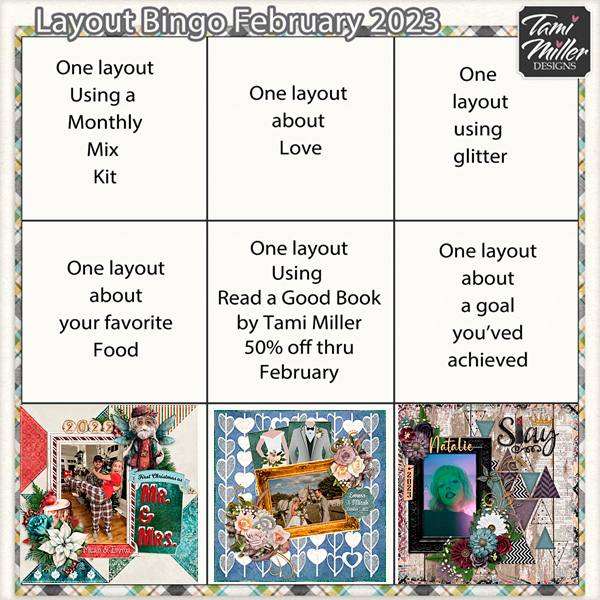 Layout bingo February 2023