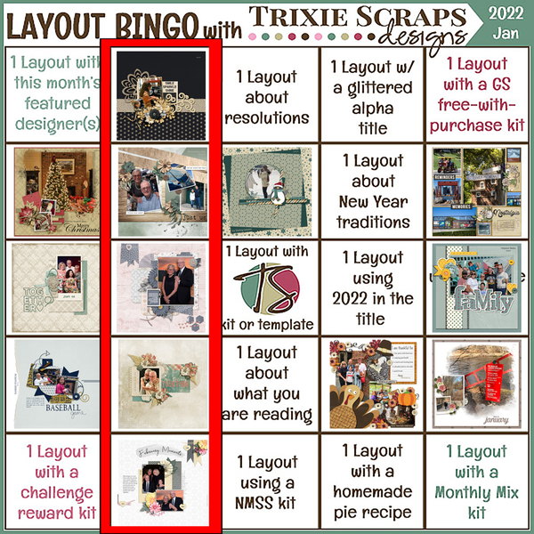 Layout Bingo - January 2022