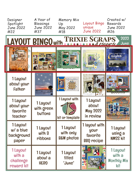 Layout bingo June 2022