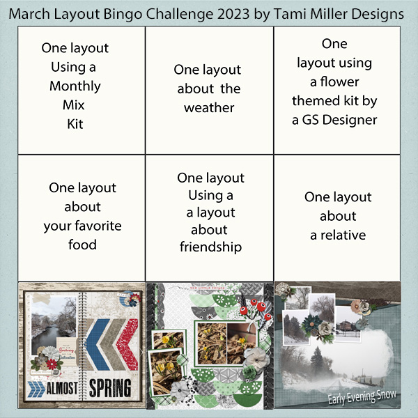 Layout Bingo March 2023