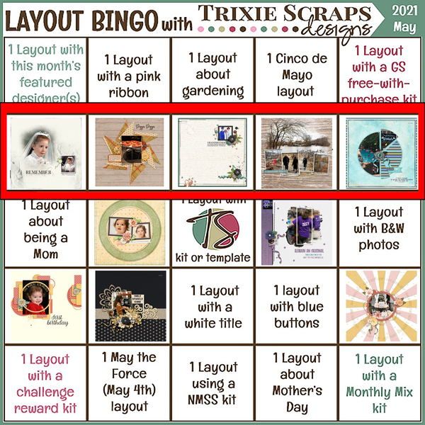 Layout Bingo - May