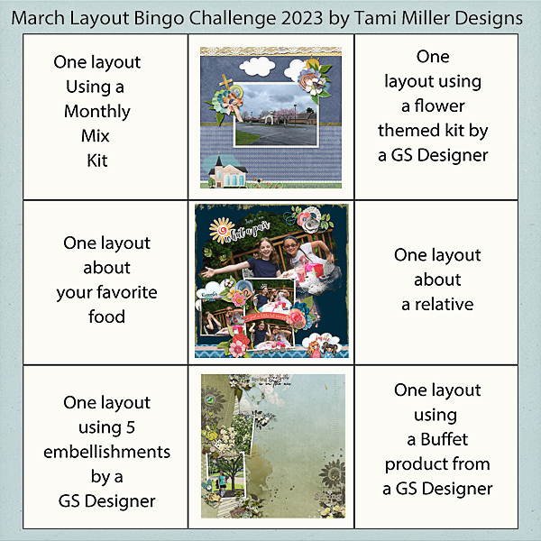 Layout Challenge March Annemarie