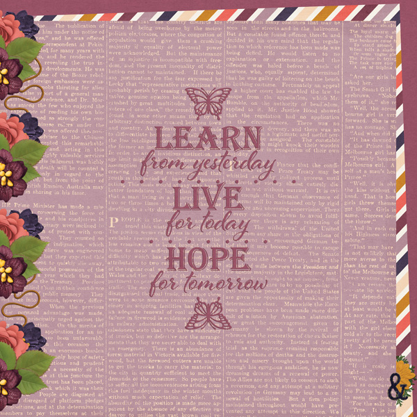 learn, live and hope