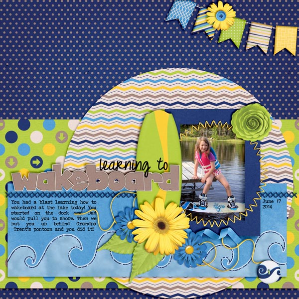learning to wakeboard