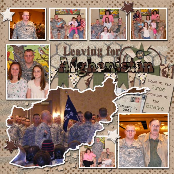 Leaving for Afghanistan