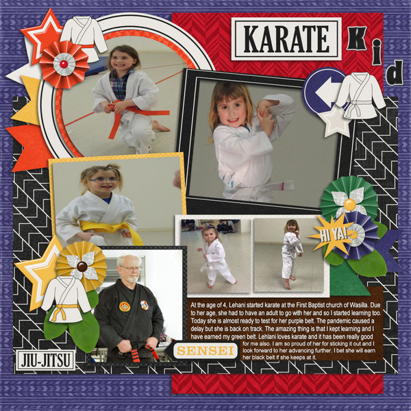 Lehlani takes karate