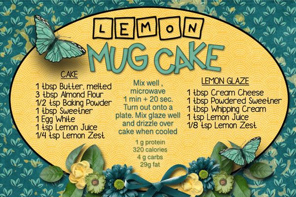 Lemon Mug Cake