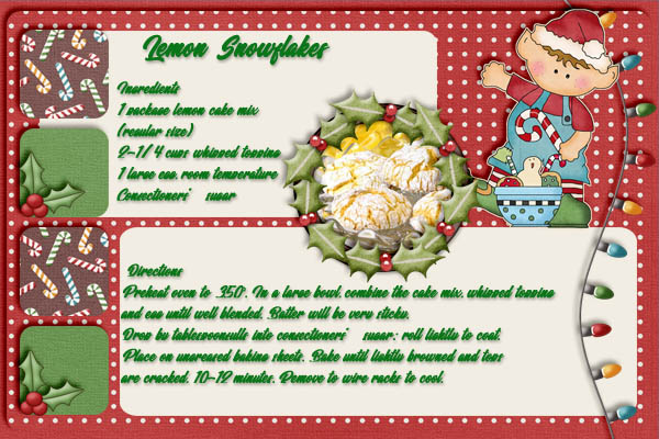 Lemon Snowflakes