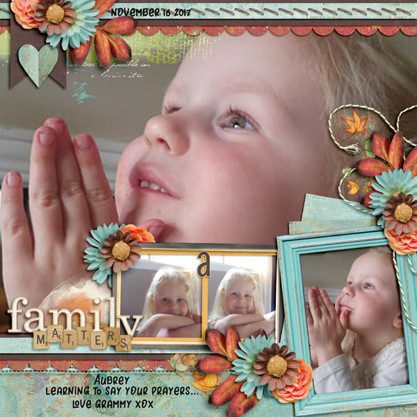 Leraning Her Prayers