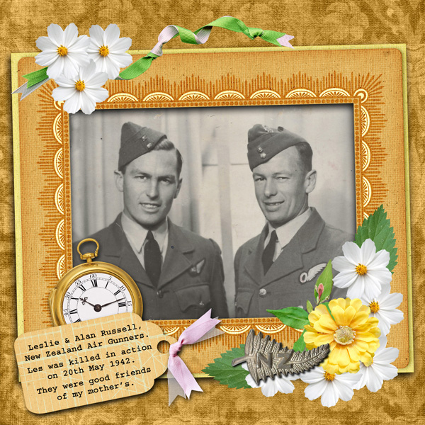 Les and Alan Russell 1942