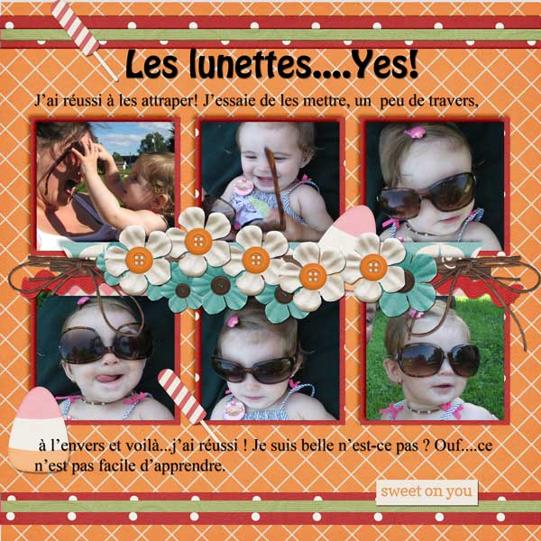 Les lunettes....Yes!!!!