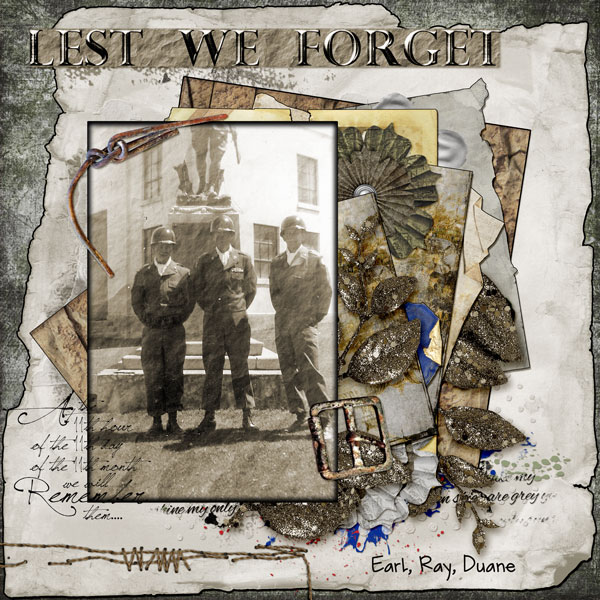 Lest we Forget