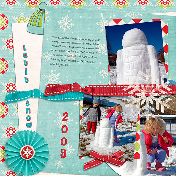 Let It Snow - Feb 1 Template Challenge