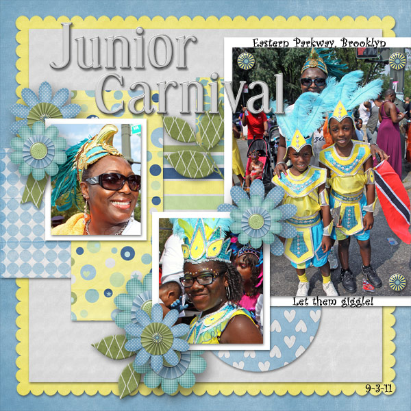 Let Them Giggle in Blue + Gold