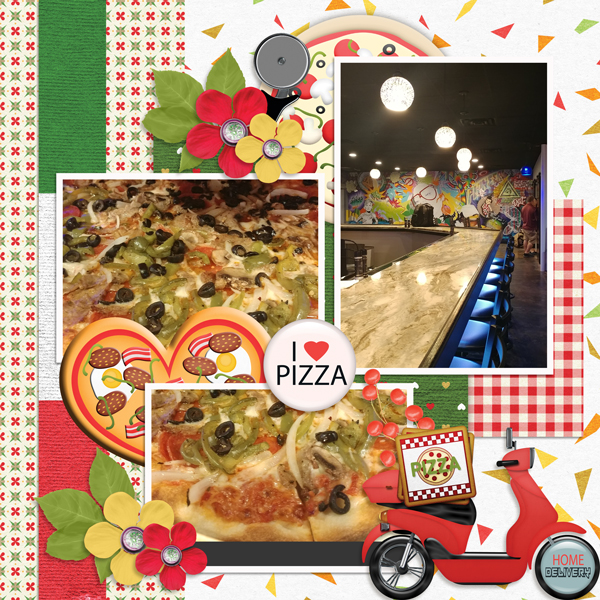 Let's Eat Pizza -ScrapbookCrazy