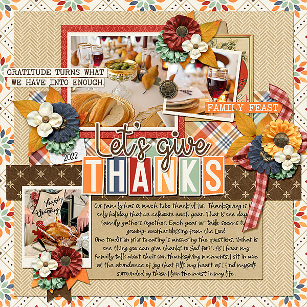 Let’s Give Thanks