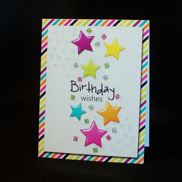 Lets Party birthday card 1