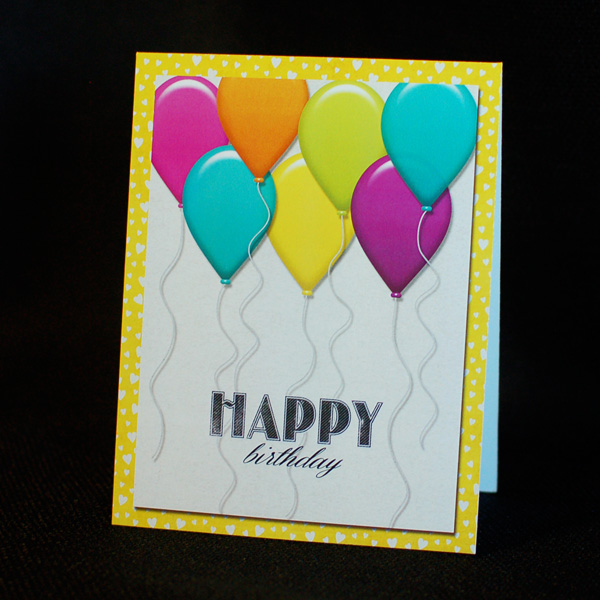 Lets Party birthday card 2