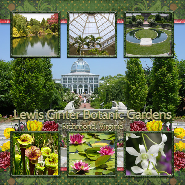 Lewis Ginger Botanic Gardens, Richmond, Virginia