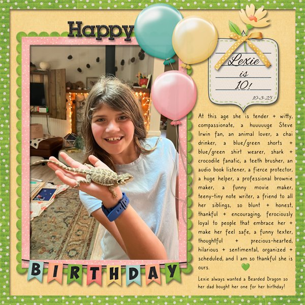 Lexie is 10