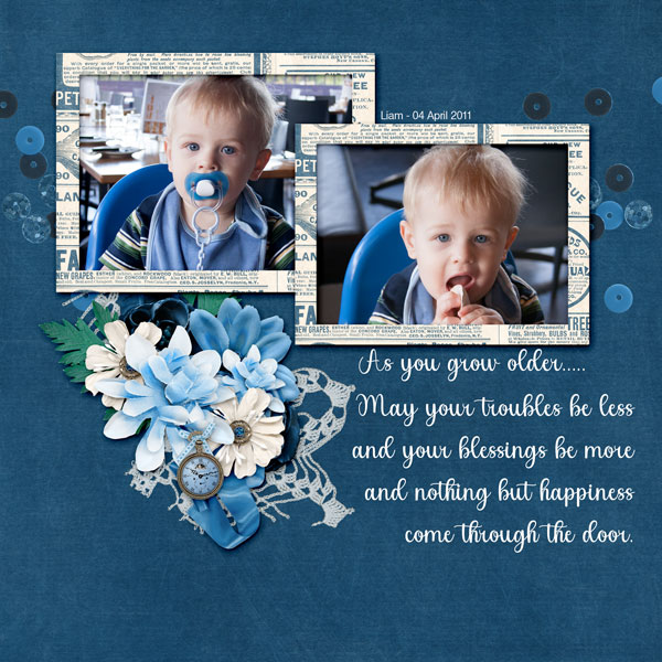 Liam as a baby