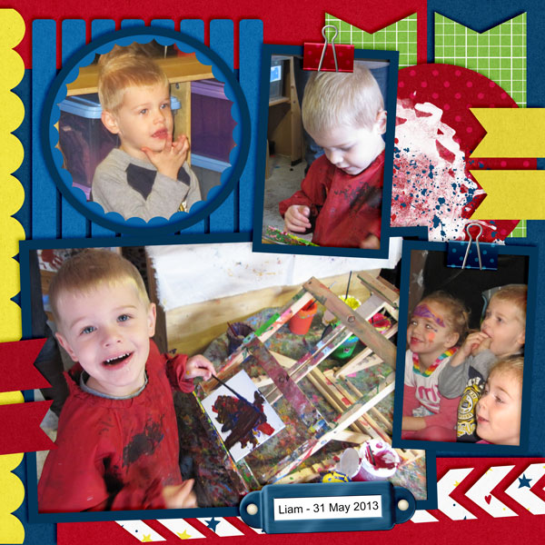 Liam at kindy