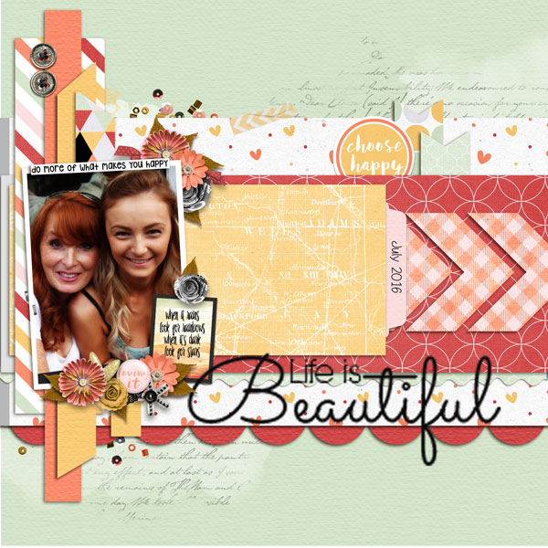 Life is Beautiful-August Font Challenge