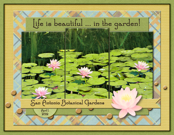 Life is Beautiful ... in the garden!