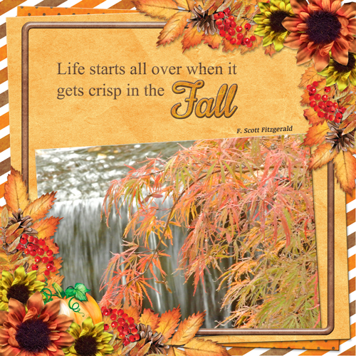 Life starts all over ...