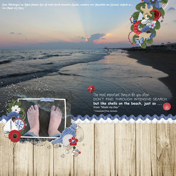 like shells on the beach