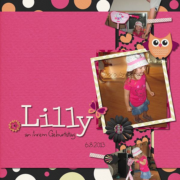 Lilly an ihrem Geburtstag