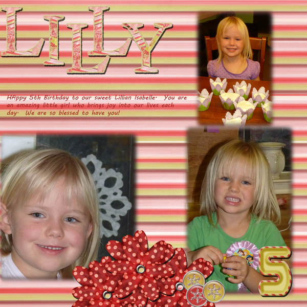 Lilly is 5!