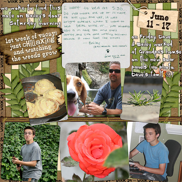 Lisa's Week Twenty Four